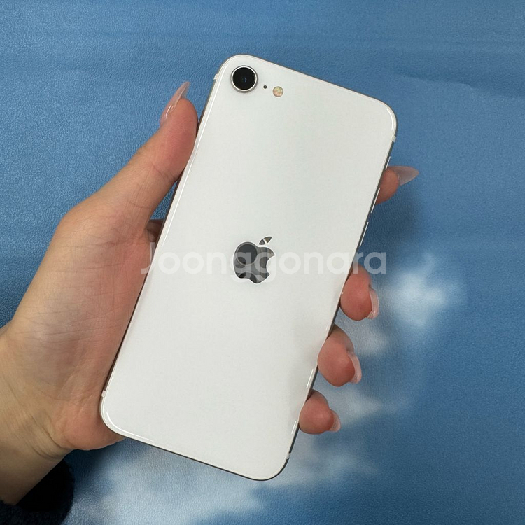 상태깨끗 아이폰SE2 128기가 화이트 공기계 중고폰 알뜰폰 선불폰 기기변경 세컨폰 저가폰--0