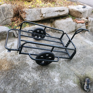 자전거 트레일러 수레 전기 파랑색 전동스쿠터 여행 바이크 높이 경량 기본 트럭 바이크카고