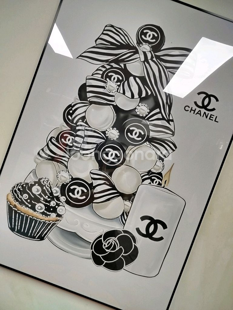 샤넬 크리스마스 크리 스누피 루이비통 피규어 그림액자 그림 액자 팝아트 인테리어소품 명품그림 명품액자 꽃 곰인형--9