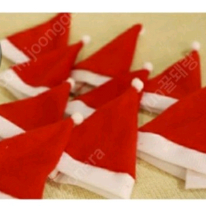 크리스마스트리 장식 의자커버 산타모자 와인병커버 파티용품 장식세트