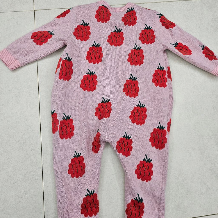 타이니코튼 딸기 바디수트 18m 이미지