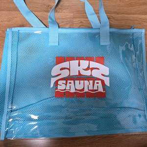 스키즈 사우나 pvc 가방 새상품