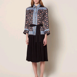 산드로 플리츠 원피스(2회착용