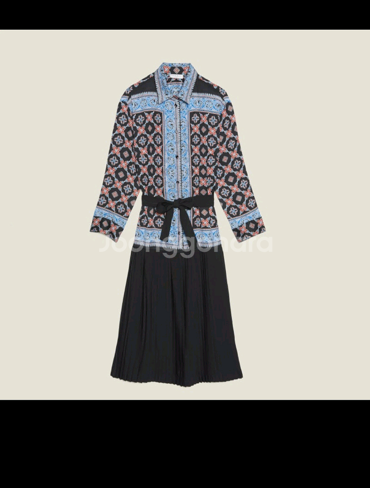 산드로 플리츠 원피스(2회착용--1