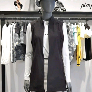 볼빅 여성 플리츠 롱 베스트