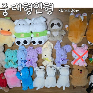 중대형.대형.특대형 인형&케어베어 가방.미피인형파우치 판매합니다.(인형뽑기)