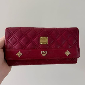 mcm 퀼팅 장지갑