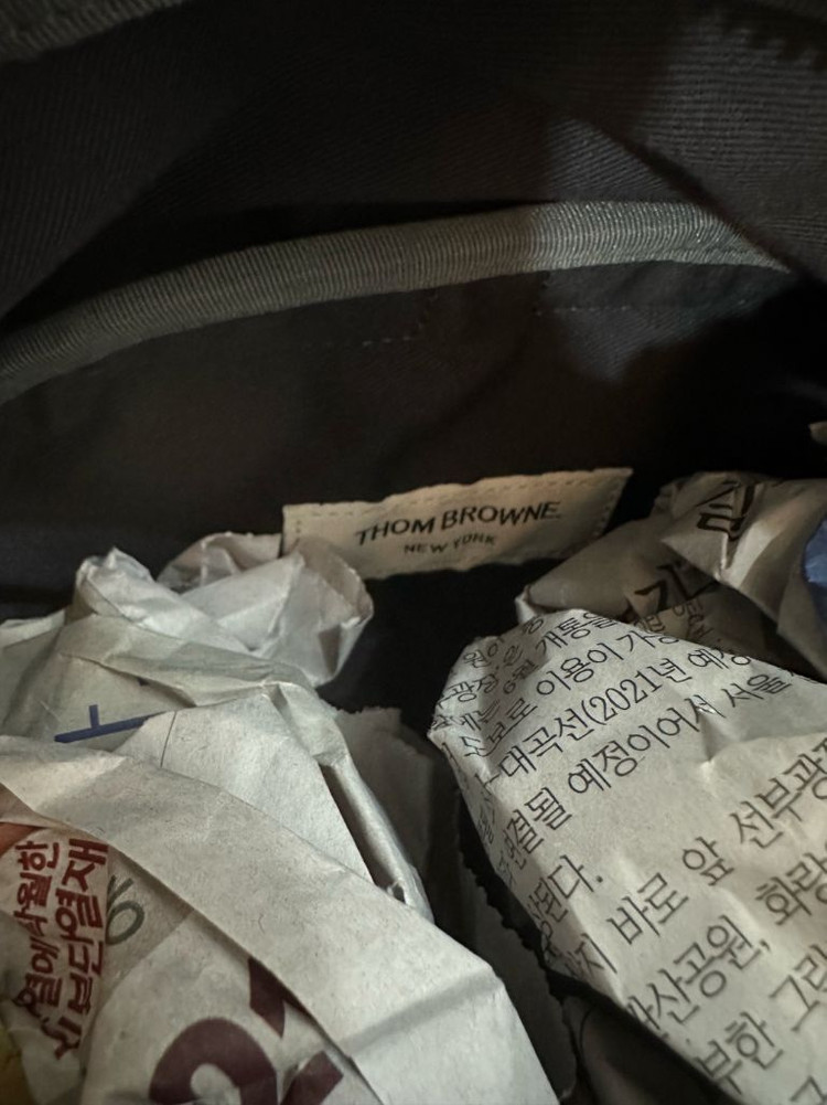 톰브라운 / 13SS 고래 자수 백팩 / Free--6