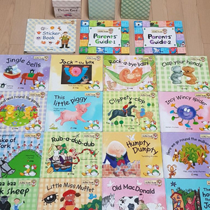 프뢰벨 마더구스 전권 스티커북 가이드북 cd dvd 픽쳐카드