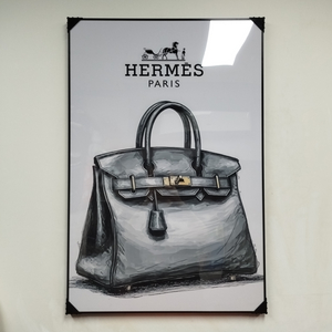 에르메스 벌킨백 캘래백 그림액자 그림 액자 팝아트 인테리어소품 명품그림 명품액자 꽃 인테리어 유화 해바라기 거실