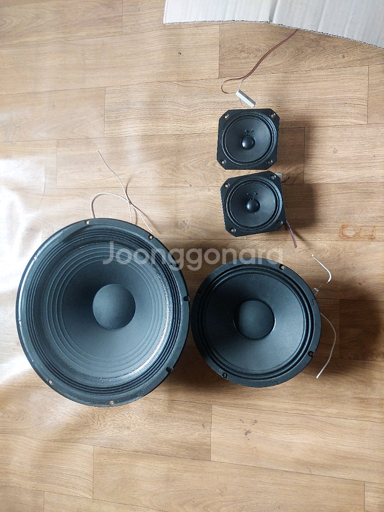 마샬스피커15인치1개 10인치스피커 1개 스피커 세트--0