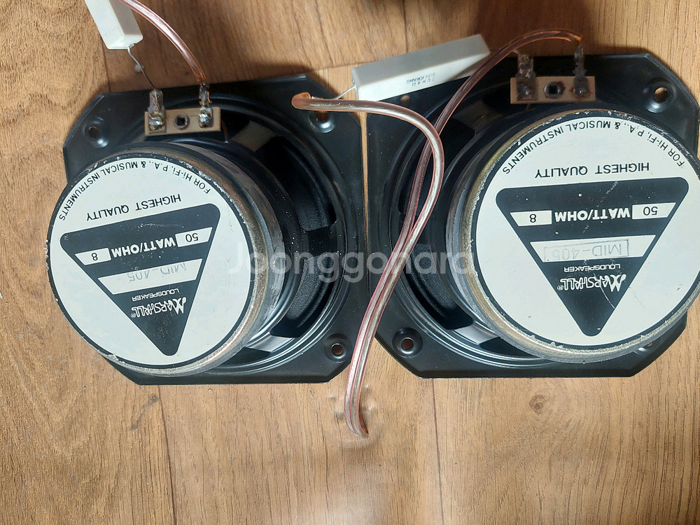 마샬스피커15인치1개 10인치스피커 1개 스피커 세트--5