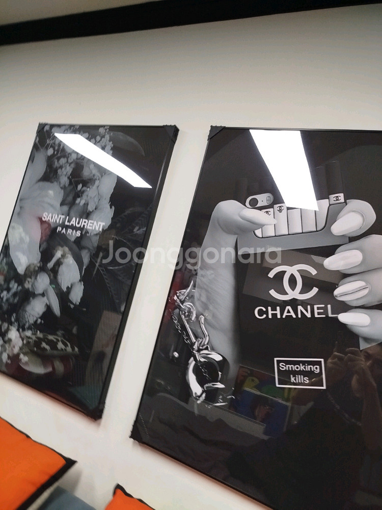 생로랑 입생로랑 ysl 그림액자 그림 액자 팝아트 인테리어소품 명품그림 명품액자 꽃 인테리어 유화 해바라기 거실--8