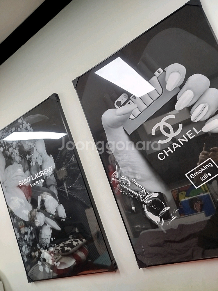 생로랑 입생로랑 ysl 그림액자 그림 액자 팝아트 인테리어소품 명품그림 명품액자 꽃 인테리어 유화 해바라기 거실--9