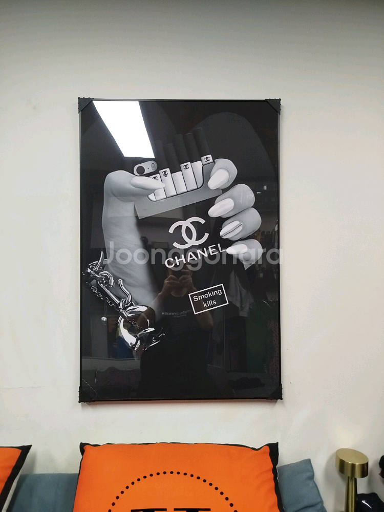 생로랑 입생로랑 ysl 샤넬 백 그림액자 그림 액자 팝아트 인테리어소품 명품그림 명품액자 꽃 인테리어 유화 해바라기--8