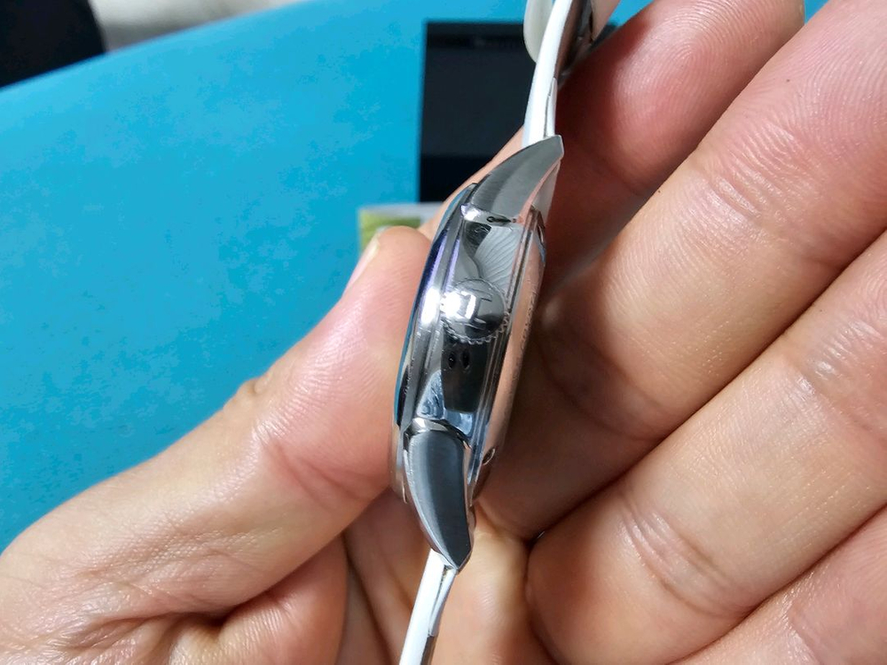 마지막입니다 55만원 해밀턴 H32405811 재즈마스터 뷰매틱 스켈레톤 레이디 실버--9