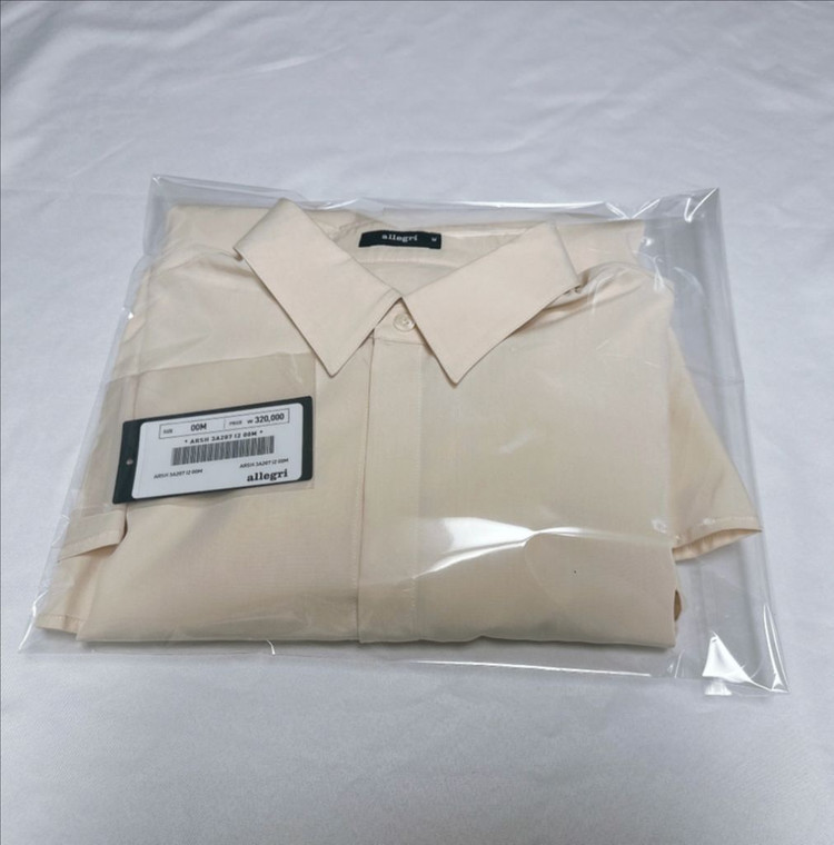 ALLEGRI 샌드 SUEDE TOUCH 풀오픈 셔츠 M(100-105)(택있음)--9