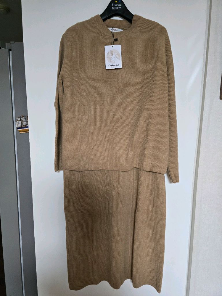 (새상품)sj wani(손정완)슬리브원피스+풀오버니트66 이미지