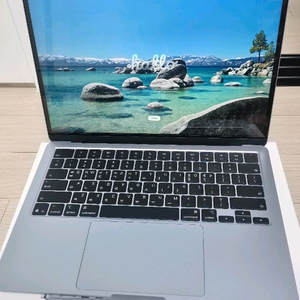 맥북에어 13 m4 16/512 스카이블루