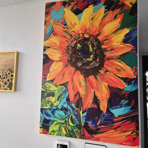 해바라기 액자