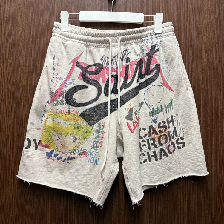 무라카미 타카시 X 세인트미카엘 팬츠 반바지 M--0