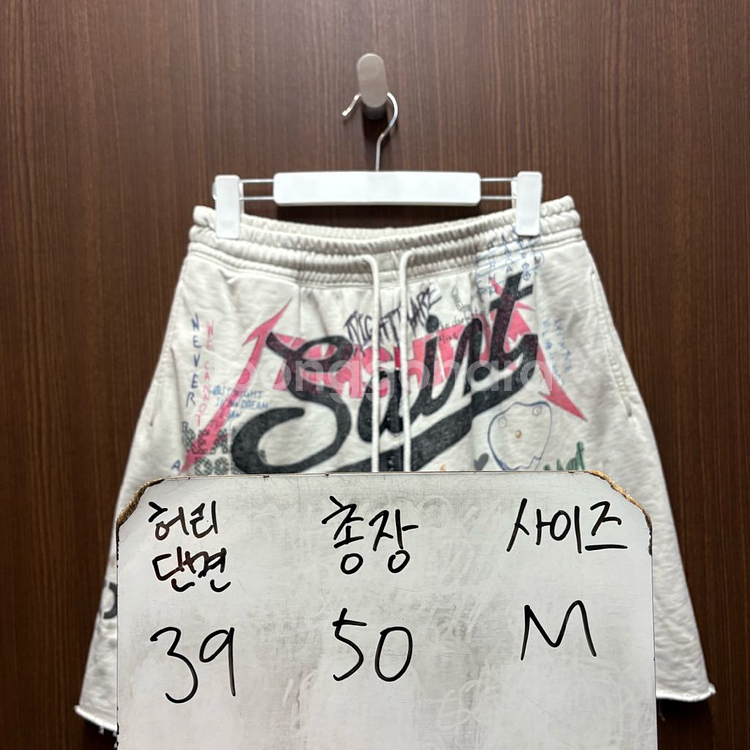 무라카미 타카시 X 세인트미카엘 팬츠 반바지 M--1