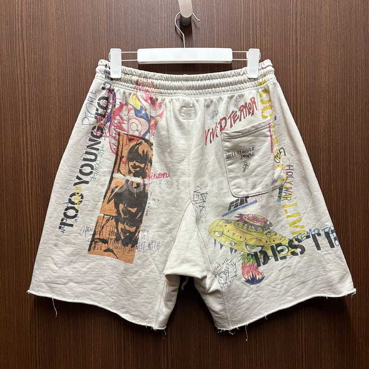 무라카미 타카시 X 세인트미카엘 팬츠 반바지 M--3