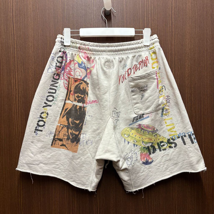 무라카미 타카시 X 세인트미카엘 팬츠 반바지 M--3