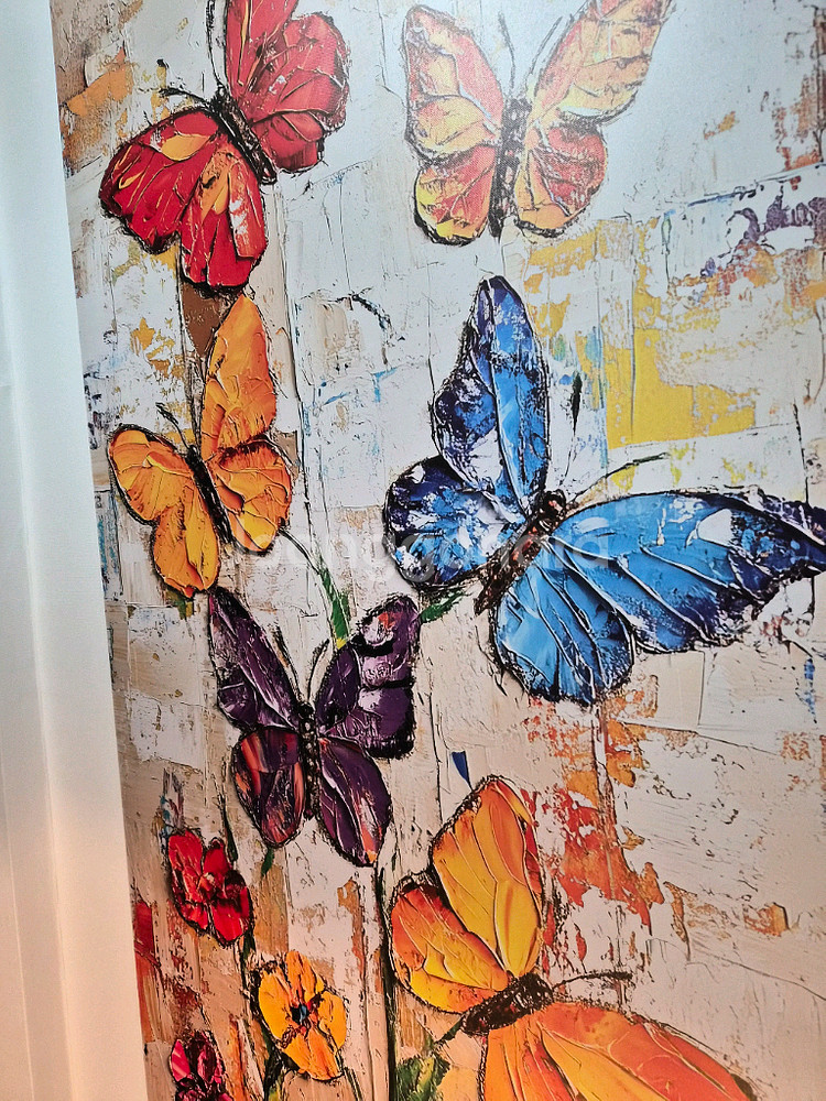 나비 풍수 재물 금전 액자--3