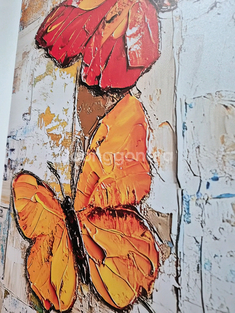 나비 풍수 재물 금전 액자--5