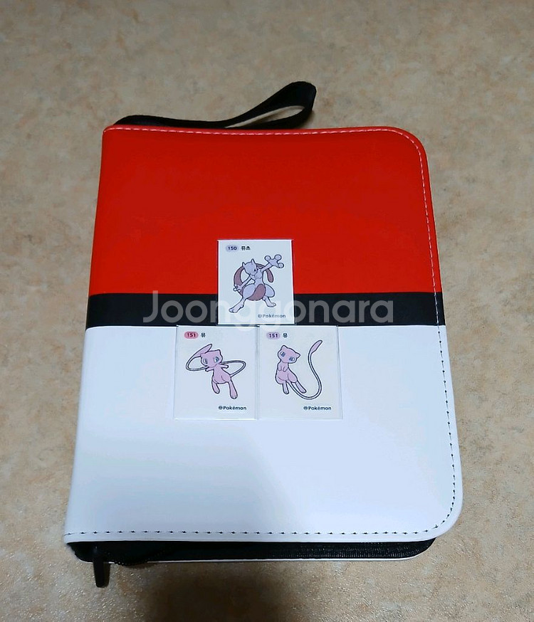 포켓몬 띠부씰 1세대 167종 뮤츠 뮤 씰북 포함 3자리씰 단종씰--0