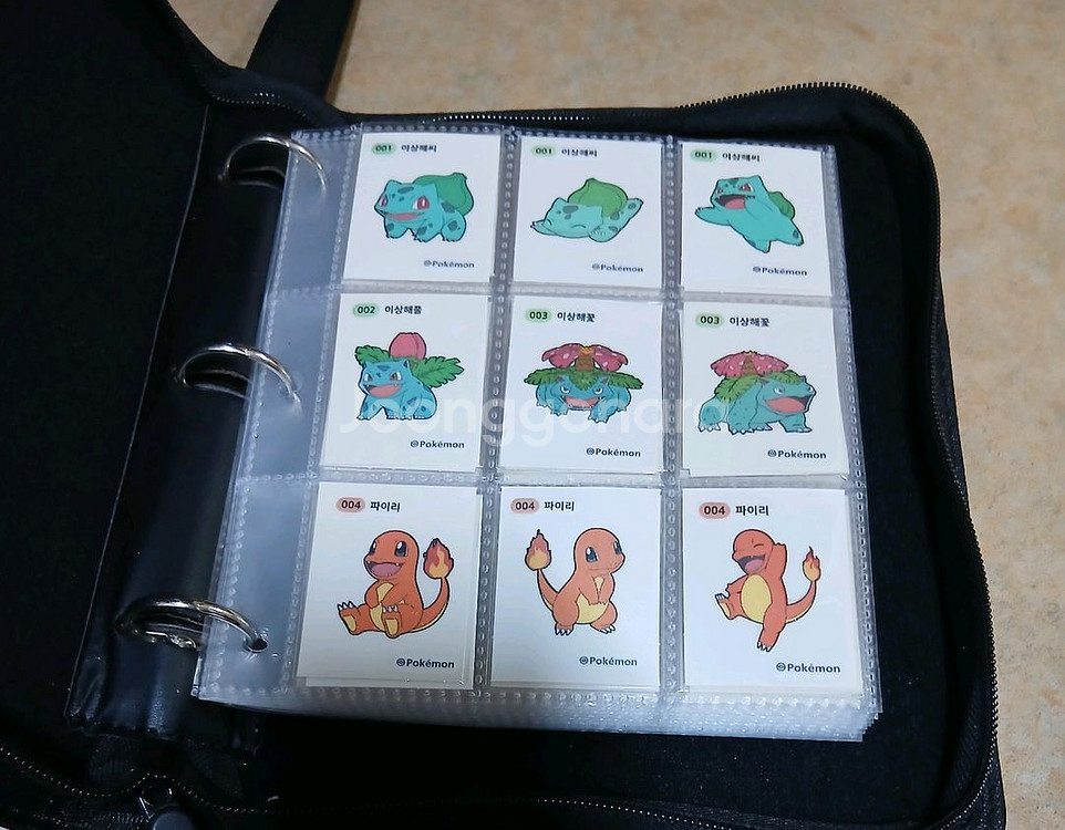 포켓몬 띠부씰 1세대 167종 뮤츠 뮤 씰북 포함 3자리씰 단종씰--1