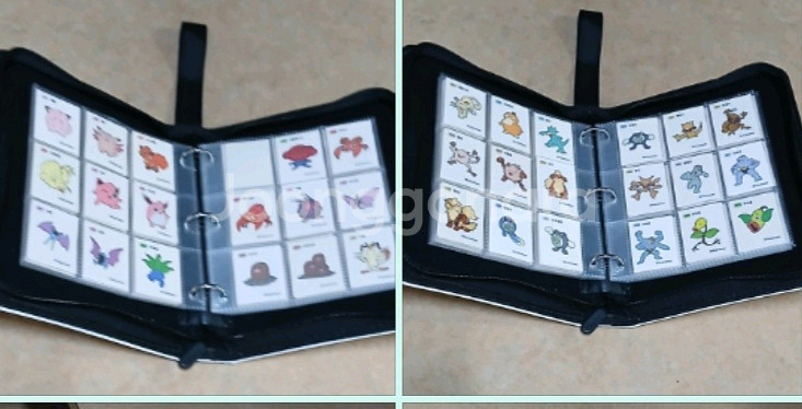 포켓몬 띠부씰 1세대 167종 뮤츠 뮤 씰북 포함 3자리씰 단종씰--3