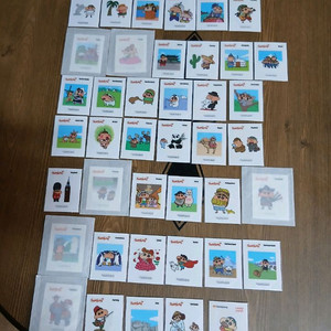 무료배송 짱구1탄 띠부씰 41종 전종 짱구 띠부띠부씰