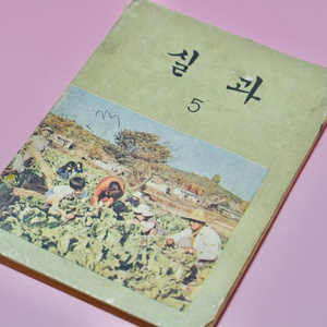 실과5 옛날 국민학교 교과서 수집 고서 책 골동품 레트로 이미지