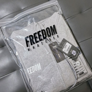 ALL Right 프리덤 레터링 후드집업 (그레이) XL 새제품