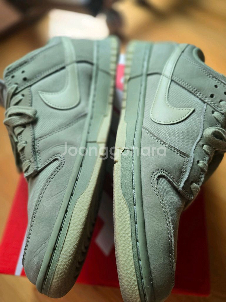 나이키 덩크 로우 올리브 290 사이즈 팝니다--2