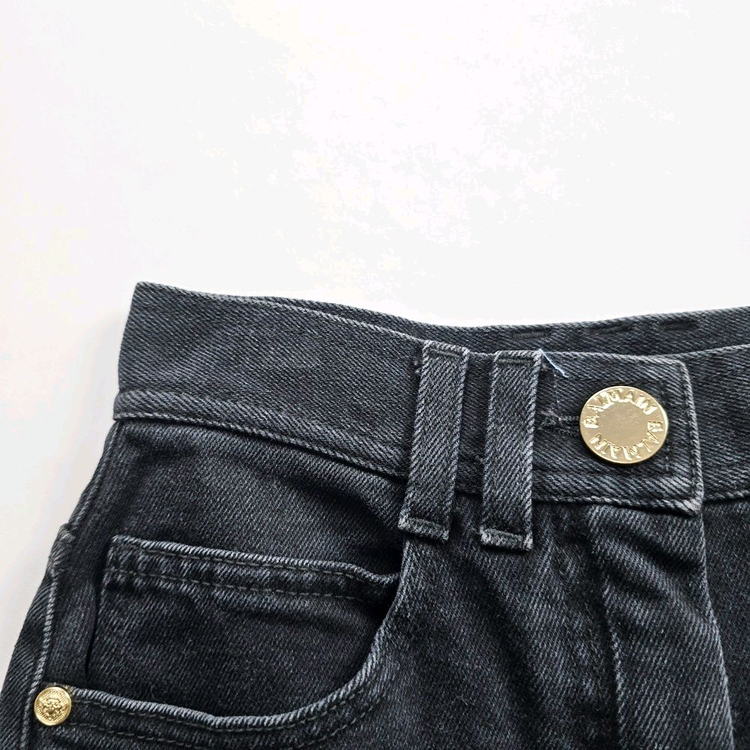 발망 청바지 이태리 흑청 스판 사이즈24 R3335 이미지