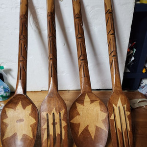 장식용 수저 &포크 4점