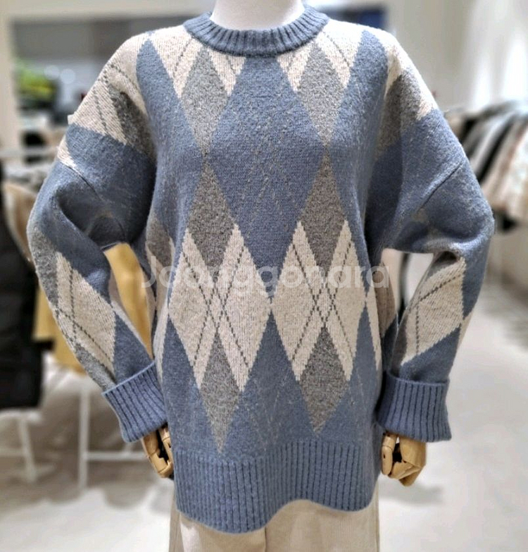 코인코즈 아가일니트--1