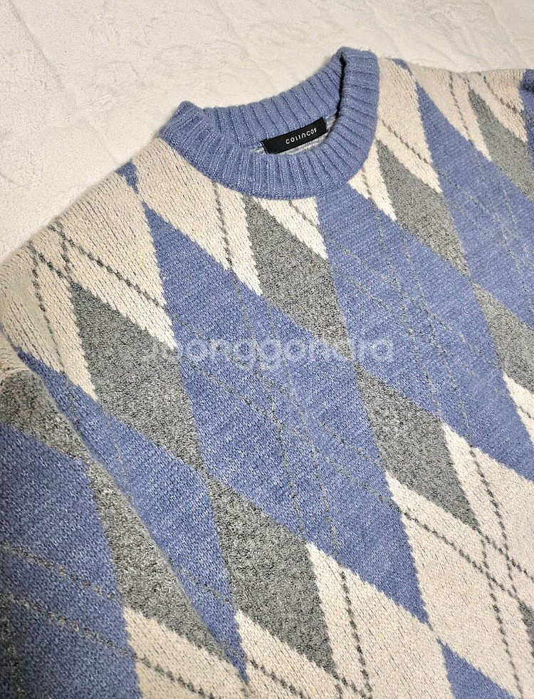 코인코즈 아가일니트--2