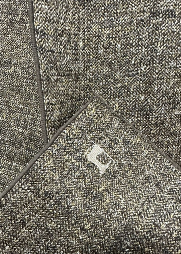 브라운 니트 목도리 이미지