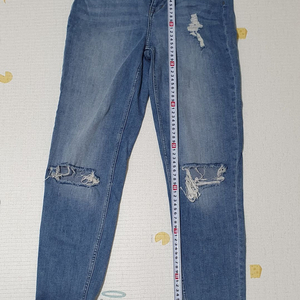 성인여성 데님 청바지 흰바지