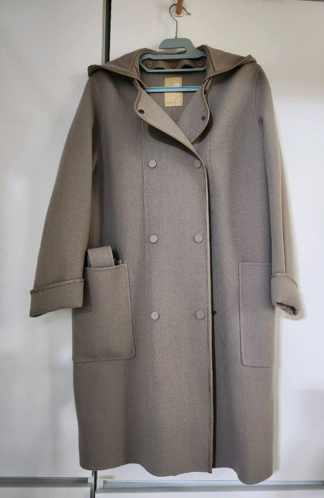 빈폴레이디스 후드 핸드메이드 코트--6