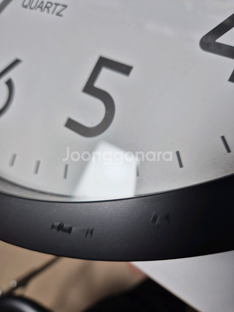 오리엔트 벽시계 지름 40cm QUARTZ--3