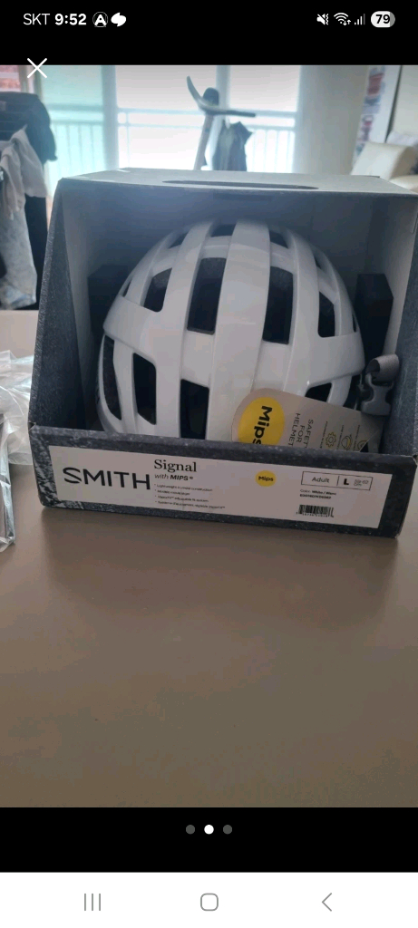 스미스 Signal MIPS 헬멧 화이트 L (새제품) 이미지