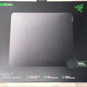 (미개봉) 정발 레이저 스펙스 V3 라지 게이밍 마우스패드