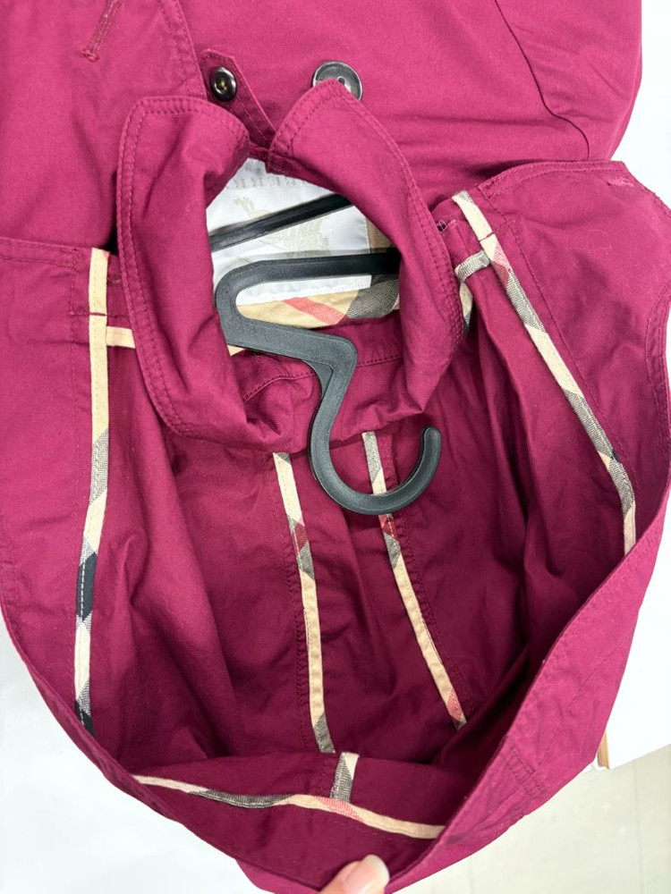 버버리 10Y(140) 후드 트렌치 코트 키즈 140 여아 140--4