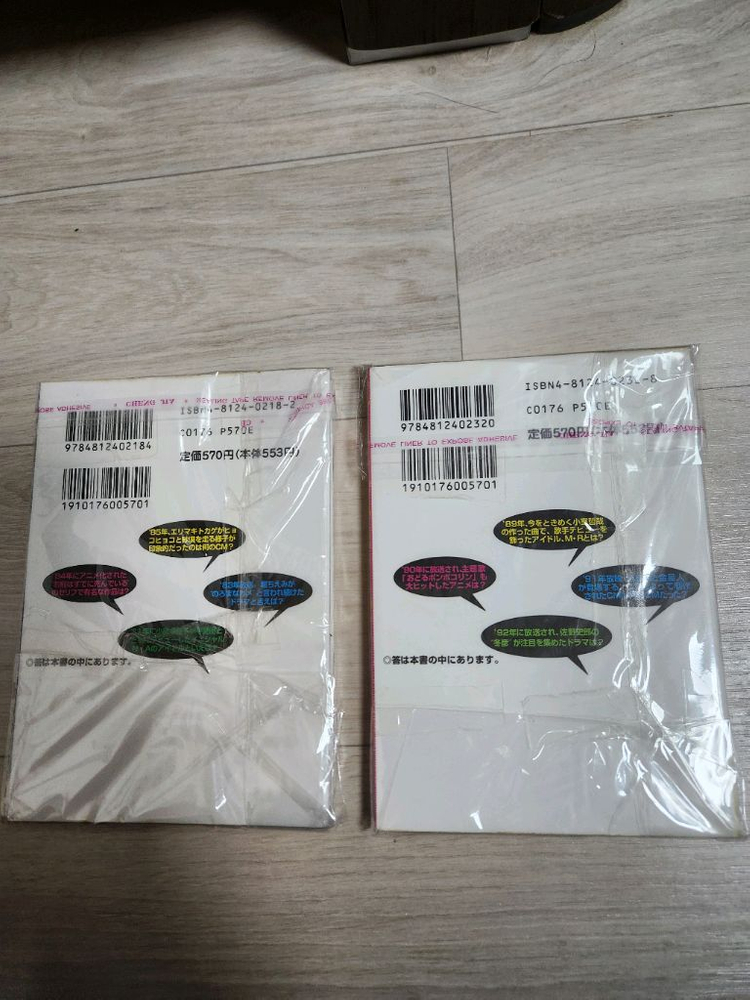 1980년대부터 1995년까지의 일본 TV 프로그램, 애니메이션, 아이돌 문화를 TV&아이돌 백과잡지 2권일괄--3