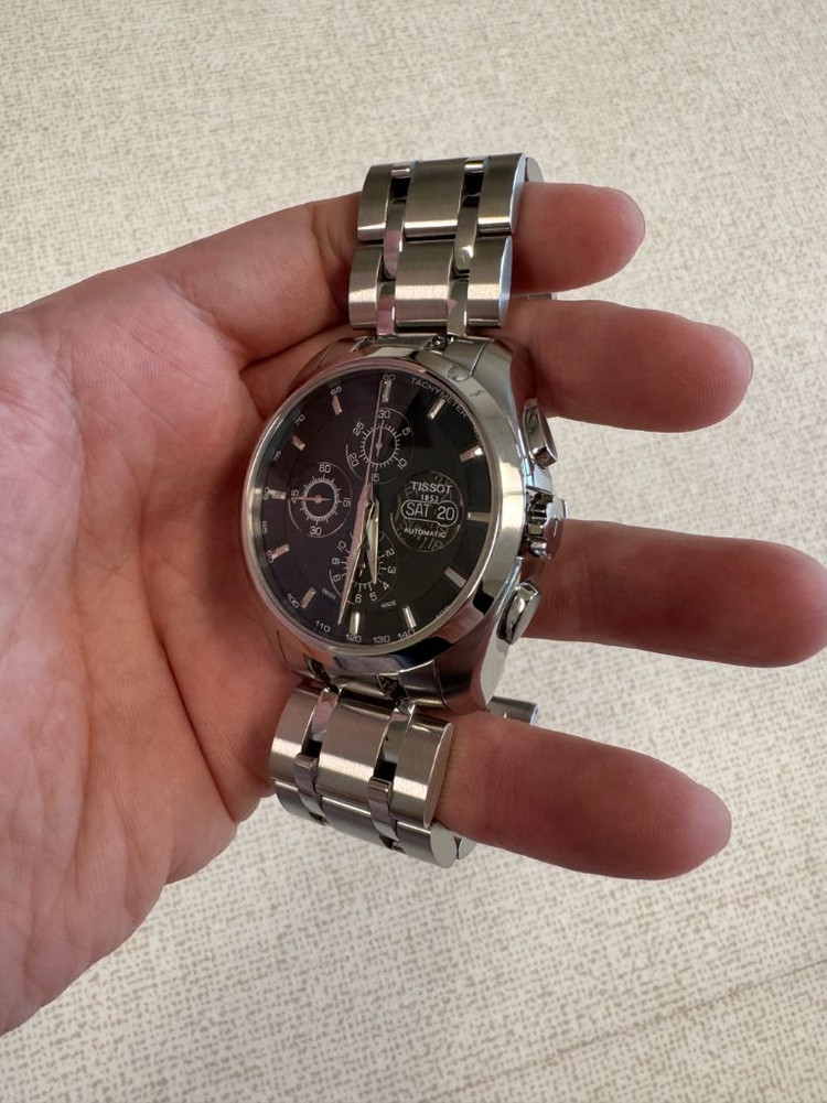 티쏘 꾸뜨리에 크로노 오토매틱 벨쥬 7750(오버홀 및 전체 수리 완료) 이미지